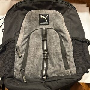 Puma Men's Black and Gray Backpack